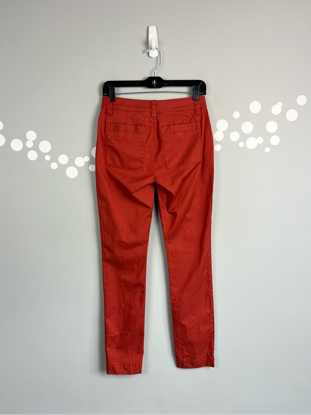 Cabi Explorer Slim Leg Pants Copper Orange Size 2 Utility Stretch - Picture 4 of 9
